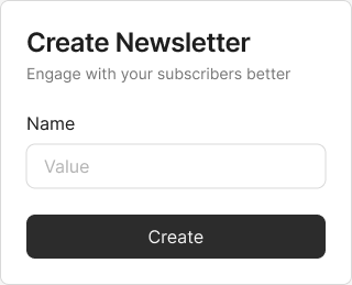 Create Newsletters